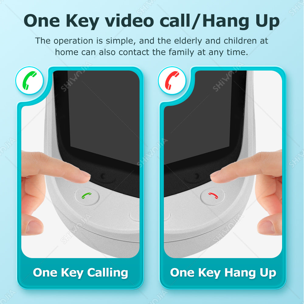 SHIWOJIA Two-Way Video Call Smart Camera 3MP HD Image Quality Color & IR Night Vision Camera