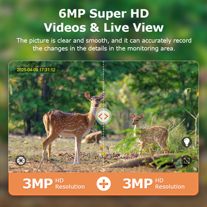 527 6MP Solar Powered 4G/WiFi PTZ Dual Lens 12X Zoom IP66 Night Vision Camera