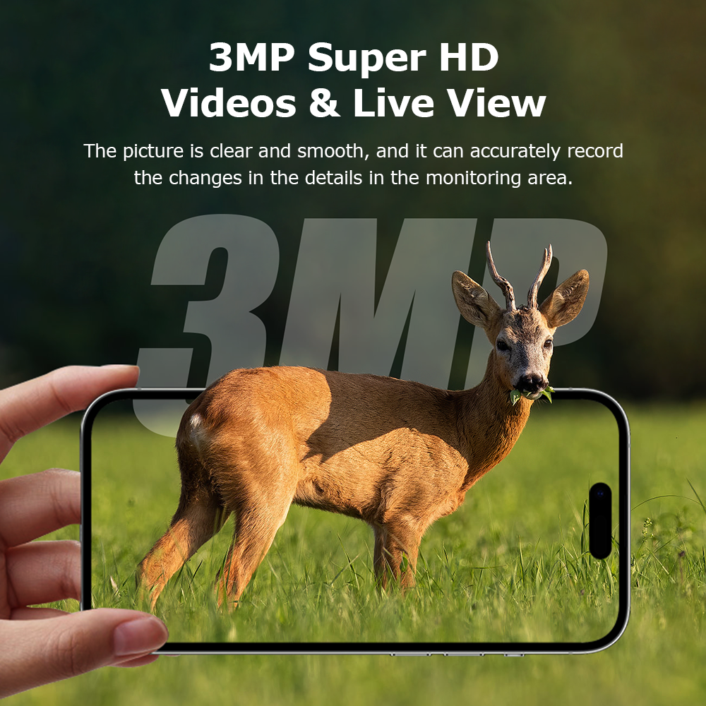 SHIWOJIA New 3MP 3K Camouflage Hunting 4G Tracking Wild Trail Outdoor IP Network Solar Battery Mini Hunting Cameras 