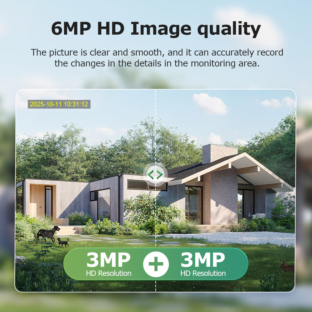 SHIWOJIA 637 Dual Len 4G Solar Camera AOV 24/7 Full Time Recording Ptz Camera Outdoor IP65 6MP HD Motion Detection CCTV Camera