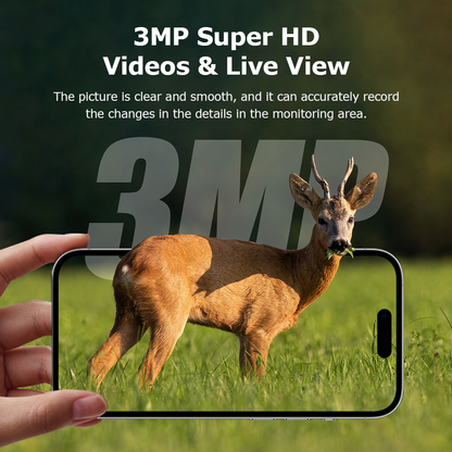 SHIWOJIA GPS Tracking 4G Solar Trail Camera 3MP Super HD PIR Motion Detection IP66 Waterproof Wide Range Detection Night Vision