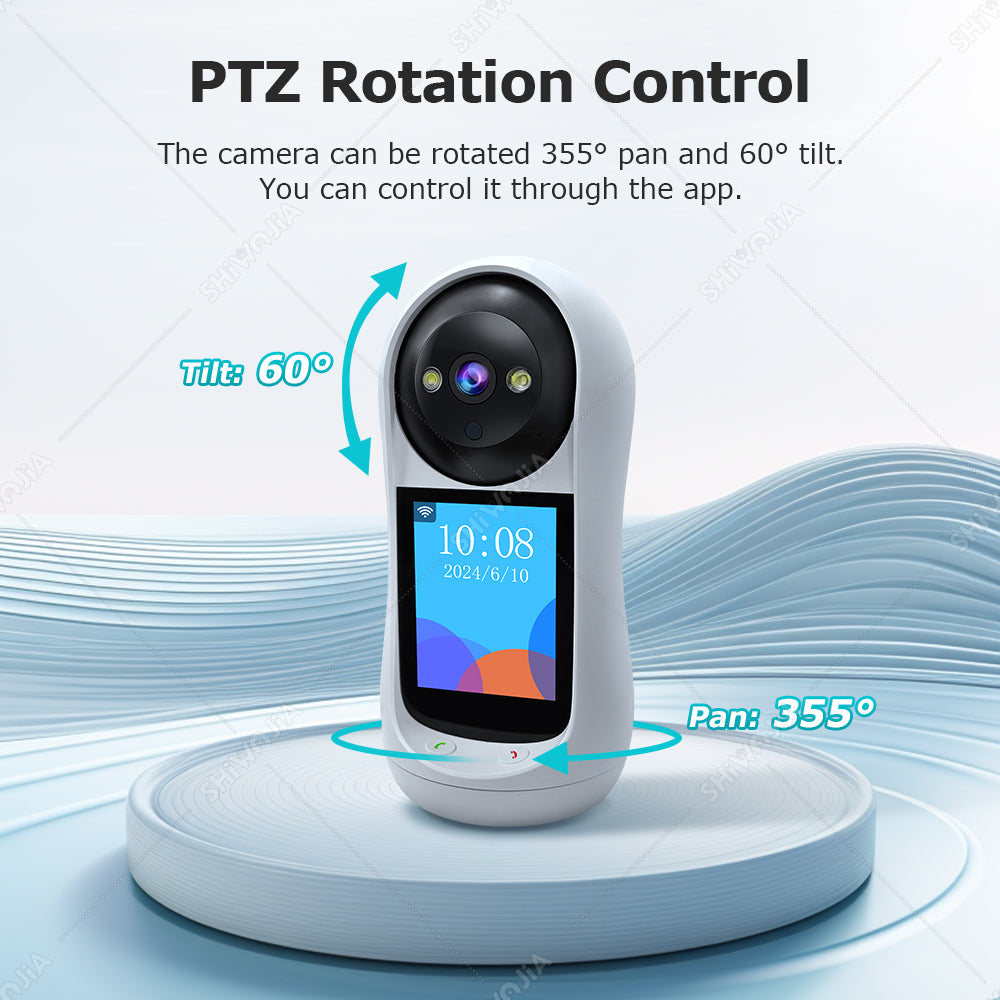 SHIWOJIA Two-Way Video Call Smart Camera 3MP HD Image Quality Color & IR Night Vision Camera