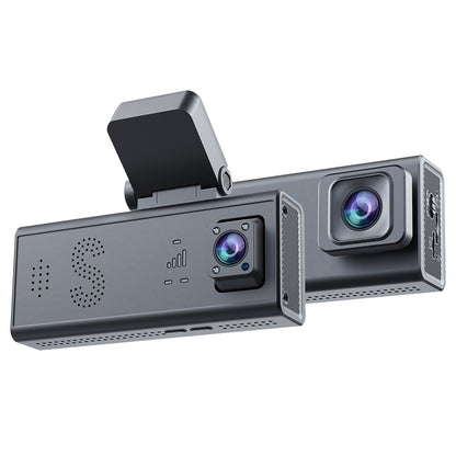 SHIWOJIA CC09 Car Guard Camera 24/7 Parking Radar Detection Front and Rear 6MP Car GPS Night Vision UBOXPRO APP Control Recorder Includes a 128GB memory card.