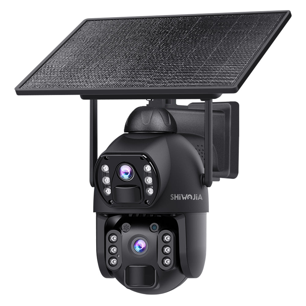 536AOV 24/7 Recording 4G Solar Camera 6MP Wireless WiFi Camera Auto Monitoring 10W Solar panel 20100mAh battery IP66