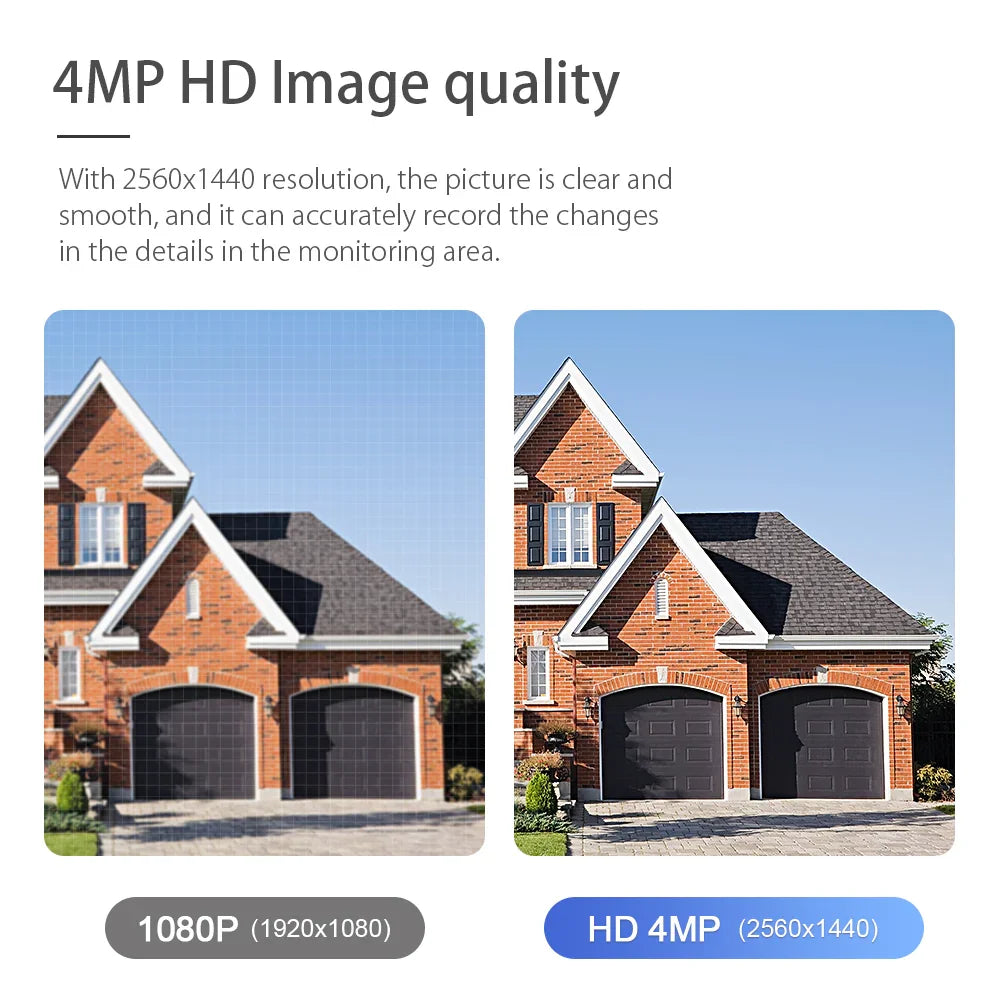 كاميرا Tuya 4G بطاقة SIM IP كاميرا مراقبة خارجية 4MP الكاشف صوت الأشعة تحت الحمراء للرؤية الليلية كاميرا حماية الأمن 
