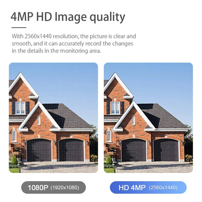 كاميرا Tuya 4G بطاقة SIM IP كاميرا مراقبة خارجية 4MP الكاشف صوت الأشعة تحت الحمراء للرؤية الليلية كاميرا حماية الأمن 