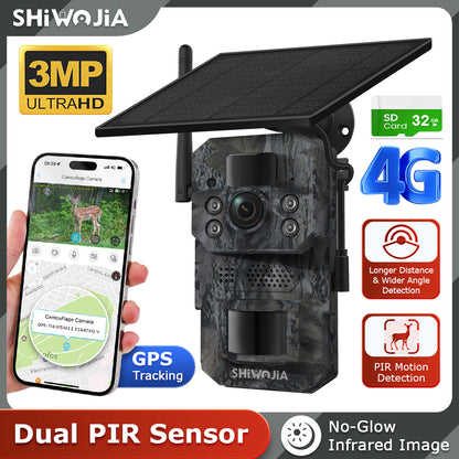 🔥Limited time offer🔥SHIWOJIA 3MP 810 Tracking Camera PIR Motin Detection IP66 Motion Detection