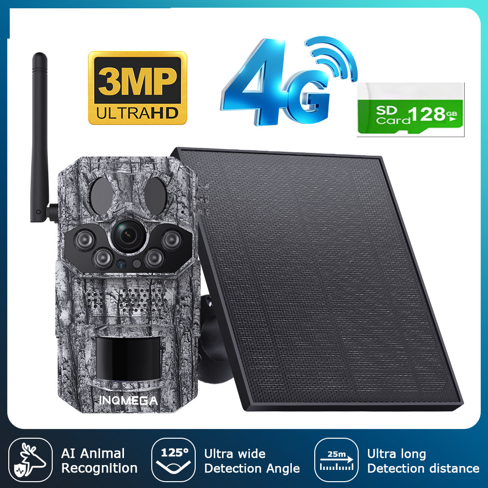 ShiWoJia 808 3MP Hunting Trail Camera – Solar, Night Vision, Outdoor Wildlife Cam