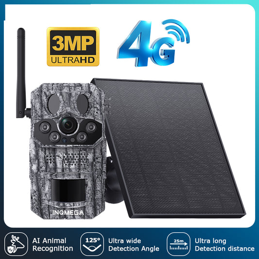 ShiWoJia 808 3MP Hunting Trail Camera – Solar, Night Vision, Outdoor Wildlife Cam