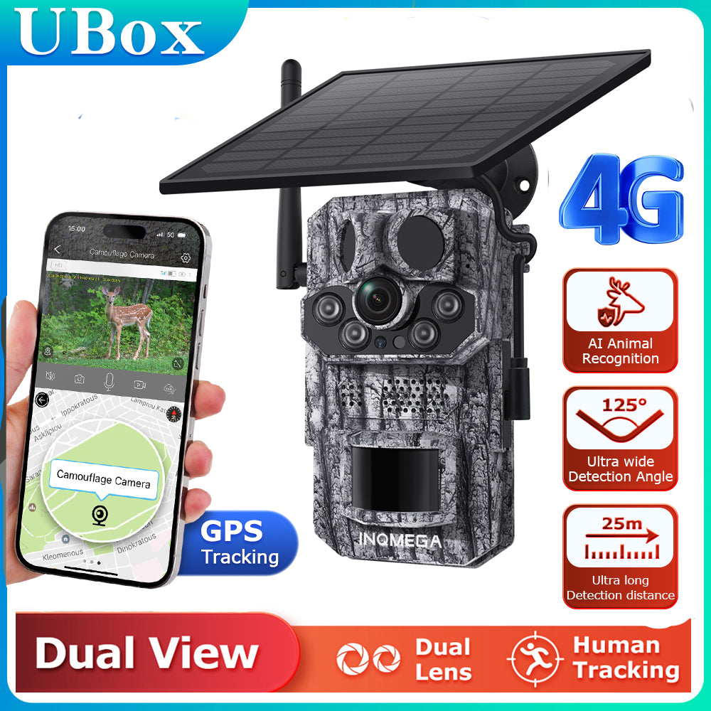 ShiWoJia 808 3MP Hunting Trail Camera – Solar, Night Vision, Outdoor Wildlife Cam